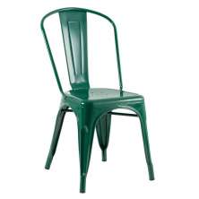 Cadeira Iron Tolix design indutrial jantar cozinha Verde escuro