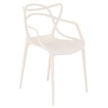 Cadeira design jantar cozinha Masters Allegra Creme