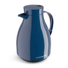 Garrafa térmica Paris com gatilho Unitermi 1 Litro Azul escuro