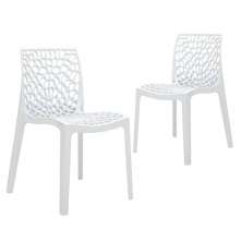 Kit 2 cadeiras Gruvyer jantar cozinha Branco