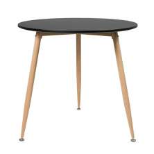 Mesa redonda Clarice 80 cm Preto