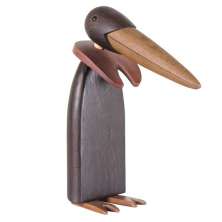 Pinguim de madeira Wood Penguin Amadeirado
