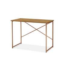 Aparador Steel 90 cm Estilo Industrial com Pés em Aço Cobre/Naturale