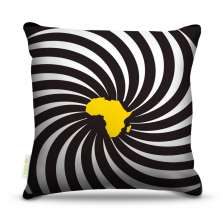Almofada 45 x 45cm  Nerderia e Lojaria africa espiral colorido