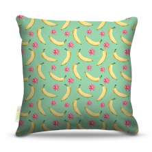 Almofada 45 x 45cm  Nerderia e Lojaria bananas colorido
