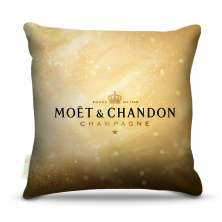 Almofada 45 x 45cm  Nerderia e Lojaria bebidas moet chandon brilho colorido