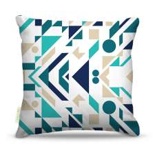 Almofada 45 x 45cm  Nerderia e Lojaria geometrica 04 colorido