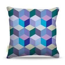 Almofada 45 x 45cm  Nerderia e Lojaria geometrica 12 colorido