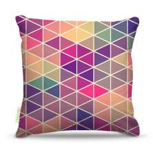 Almofada 45 x 45cm  Nerderia e Lojaria geometrica 13 colorido
