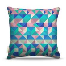 Almofada 45 x 45cm  Nerderia e Lojaria geometrica09 invertida colorido