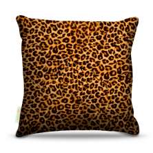 Almofada 45 x 45cm  Nerderia e Lojaria leopardo skin colorido