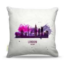 Almofada 45 x 45cm  Nerderia e Lojaria london paint colorido