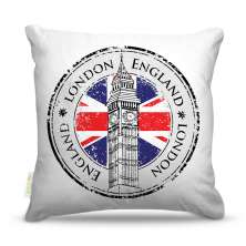 Almofada 45 x 45cm  Nerderia e Lojaria london selo colorido