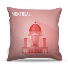Almofada 45 x 45cm  Nerderia e Lojaria montreal vetor colorido