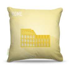Almofada 45 x 45cm  Nerderia e Lojaria rome vetor colorido