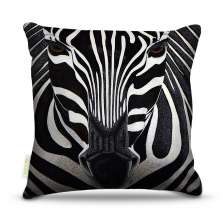 Almofada 45 x 45cm  Nerderia e Lojaria zebra colorido