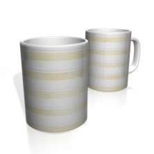 Caneca De Porcelana Nerderia e Lojaria faixas amarelas  colorido