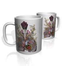 Caneca De Porcelana Nerderia e Lojaria orgãos natureza colorido