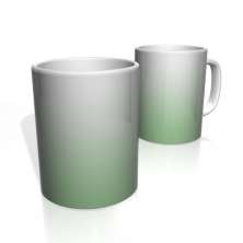 Caneca De Porcelana Nerderia e Lojaria verde branco colorido