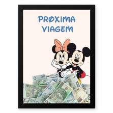Quadro 33X43 Cofre Viagem Disney 02