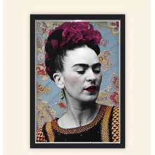 Quadro Caixa 23X33cm Frida Floral