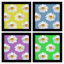 Quadros 20X20 (4 Uni) Nerderia Coffee Desenho 01