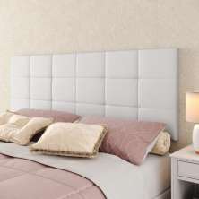 Cabeceira Cama Box Casal Queen 1,60 Suspensa Bia Corino - Branco - Lojas RPM