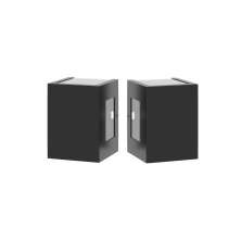 Kit 2 Arandelas de Parede Plus 1104 Preto com Focos - RPM Móveis