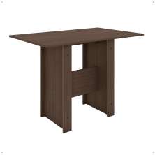 Mesa Milano 4 Lugares Retangular Ambiente Sala Jantar Cozinha Decoração Elegante Retrô - Amêndoa