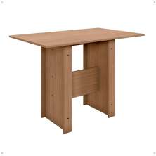 Mesa Milano 4 Lugares Retangular Ambiente Sala Jantar Cozinha Decoração Elegante Retrô - Carvalho