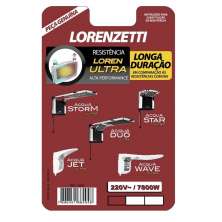 Resistência Loren Ultra 7.800W 220V 3065B- Lorenzetti