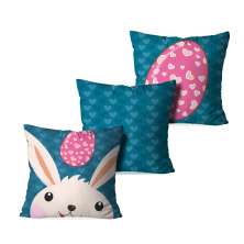 Kit 3 Capas para Almofadas Páscoa Love