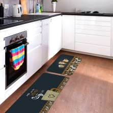 Kit Tapete de Cozinha 2 peças Dia Intenso
