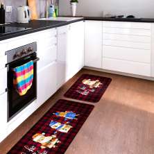Kit Tapete de Natal para Cozinha 2 peças Natal Exclusive