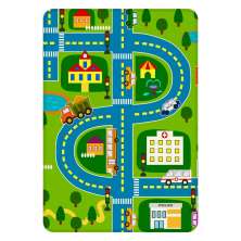Tapete de Atividades Infantil Cidade Único 90x125