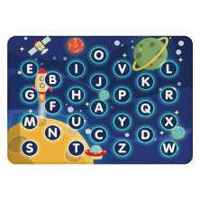 Tapete de Atividades Infantil Letras no Espaço Único 90x125