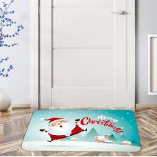 Tapete de Natal para Porta Merry Christmas Happy