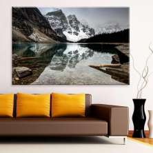 Tela Decorativa em Canvas Montanhas Geladas