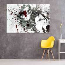 Tela Decorativa em Canvas Off White