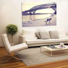 Tela Decorativa em Canvas Ponte Miami