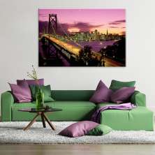Tela Decorativa em Canvas Ponte São Francisco