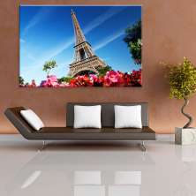 Tela Decorativa em Canvas Torre Eiffel