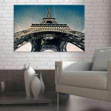 Tela Decorativa em Canvas Vista Torre Eiffel