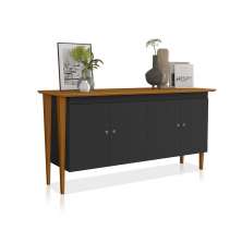 Buffet com 4 Portas Girona Preto Freijó