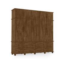 Guarda Roupa com 5 Portas Nancy Malbec