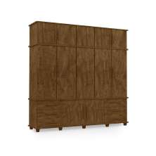 Roupeiro Com 5 Portas Munique Malbec