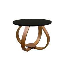 Mesa de Centro e Lateral Pés Cebola 50x35cm Preto