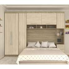Guarda Roupa Dormitório Modulado Master Casal 1,38 m - Avelã Rústico e Ártico Rústico - Luciane M03