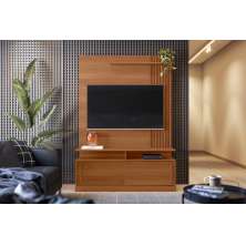 Painel Home Chicago P/ Tvs Até 60'' 2 Portas C/ Prateleira - Jequitiba