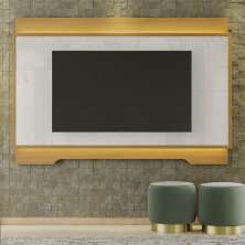 Painel Sala Michigan para TV até 70 Polegadas Tauari/Off White